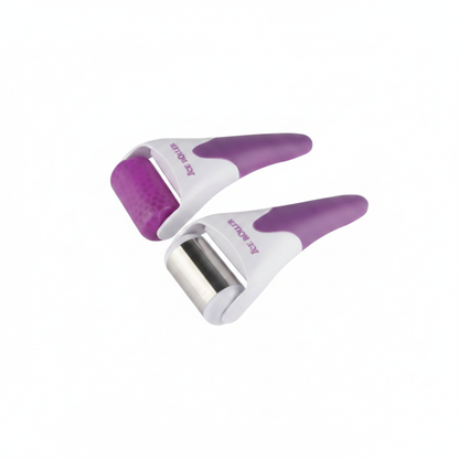 Rouleau violet duo fond blanc