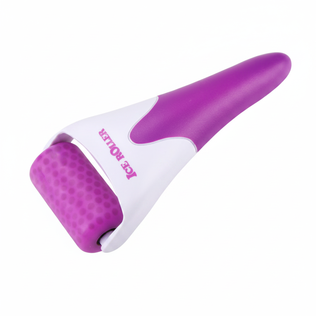 Rouleau violet solo fond blanc